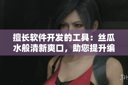 擅長軟件開發(fā)的工具：絲瓜水般清新爽口，助您提升編程效率