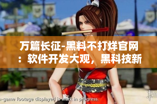 萬篇長征-黑料不打烊官網(wǎng)：軟件開發(fā)大觀，黑科技新潮流
