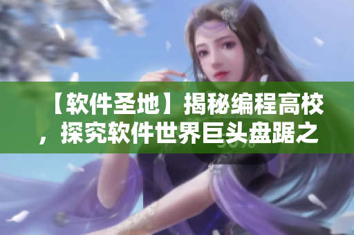【軟件圣地】揭秘編程高校，探究軟件世界巨頭盤(pán)踞之地
