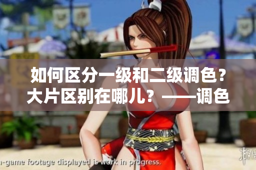 如何區(qū)分一級和二級調(diào)色？大片區(qū)別在哪兒？——調(diào)色技能梳理