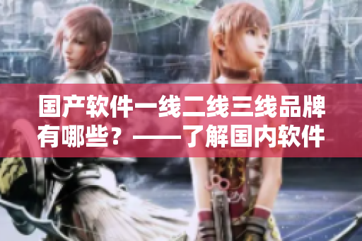 國產(chǎn)軟件一線二線三線品牌有哪些？——了解國內(nèi)軟件市場(chǎng)大企業(yè)