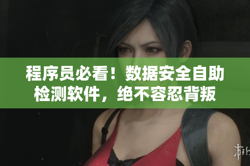 程序員必看！數(shù)據(jù)安全自助檢測軟件，絕不容忍背叛