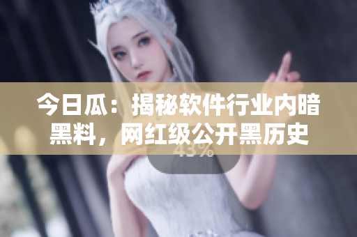 今日瓜：揭秘軟件行業(yè)內(nèi)暗黑料，網(wǎng)紅級公開黑歷史