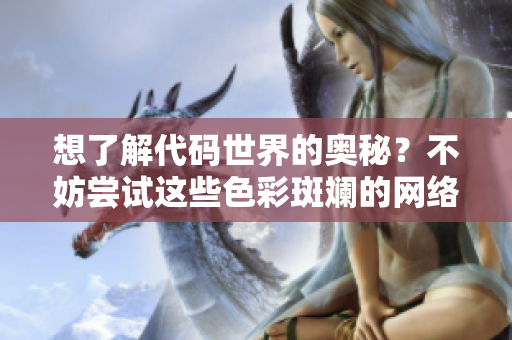 想了解代碼世界的奧秘？不妨嘗試這些色彩斑斕的網(wǎng)絡(luò)軟件編程指南