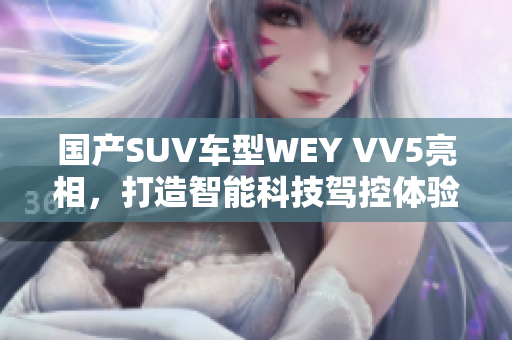 國產(chǎn)SUV車型WEY VV5亮相，打造智能科技駕控體驗