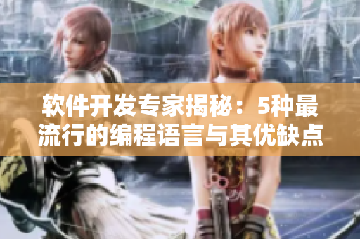 軟件開發(fā)專家揭秘：5種最流行的編程語言與其優(yōu)缺點(diǎn)