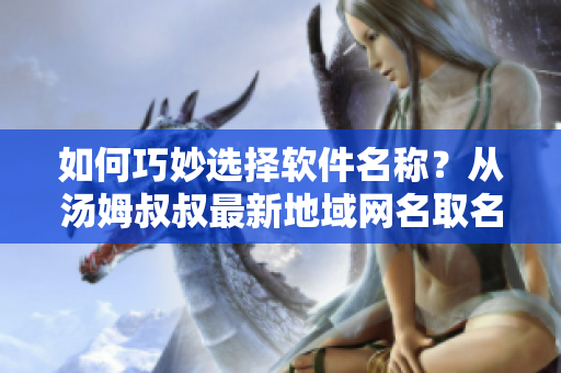 如何巧妙選擇軟件名稱(chēng)？從湯姆叔叔最新地域網(wǎng)名取名技巧探尋靈感