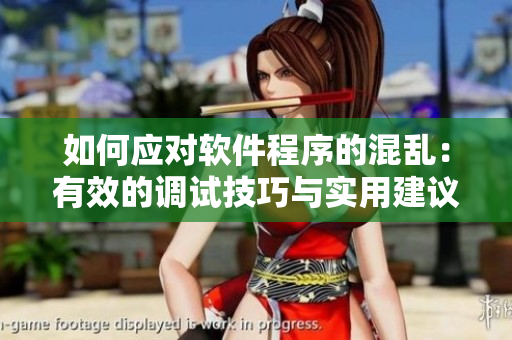 如何應(yīng)對軟件程序的混亂：有效的調(diào)試技巧與實用建議