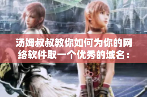 湯姆叔叔教你如何為你的網(wǎng)絡(luò)軟件取一個(gè)優(yōu)秀的域名：最新技巧分享