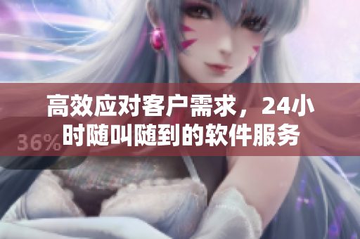 高效應(yīng)對客戶需求，24小時隨叫隨到的軟件服務(wù)