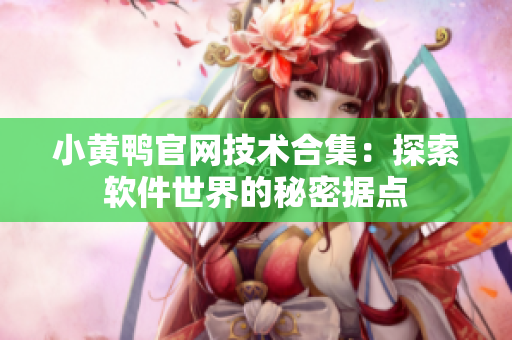 小黃鴨官網(wǎng)技術(shù)合集：探索軟件世界的秘密據(jù)點
