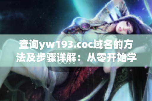 查詢yw193.coc域名的方法及步驟詳解：從零開始學(xué)習(xí)域名查詢