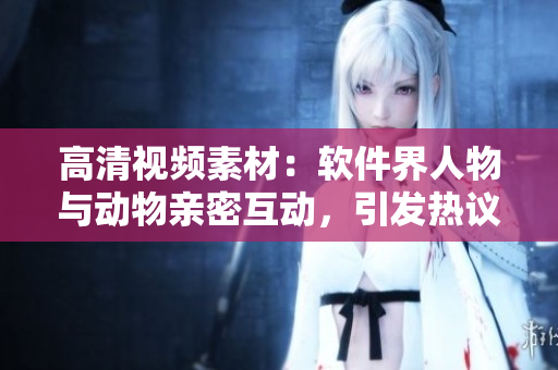 高清視頻素材：軟件界人物與動(dòng)物親密互動(dòng)，引發(fā)熱議