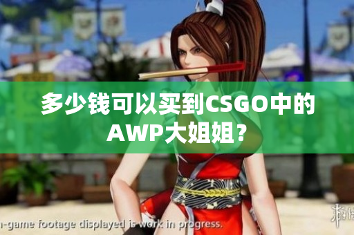 多少錢可以買到CSGO中的AWP大姐姐？