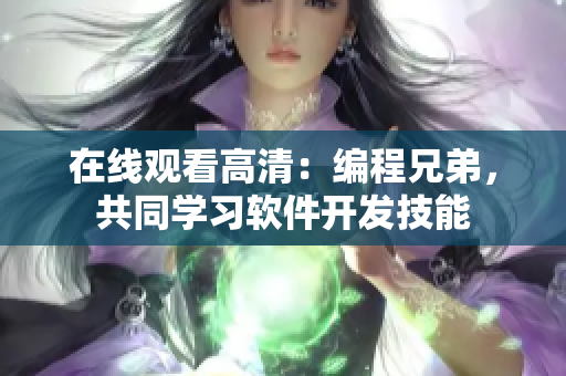 在線觀看高清：編程兄弟，共同學(xué)習(xí)軟件開發(fā)技能