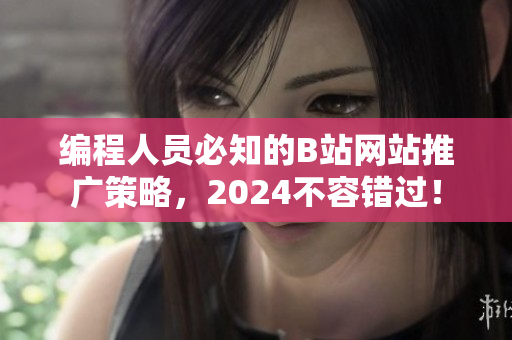 編程人員必知的B站網(wǎng)站推廣策略，2024不容錯(cuò)過！