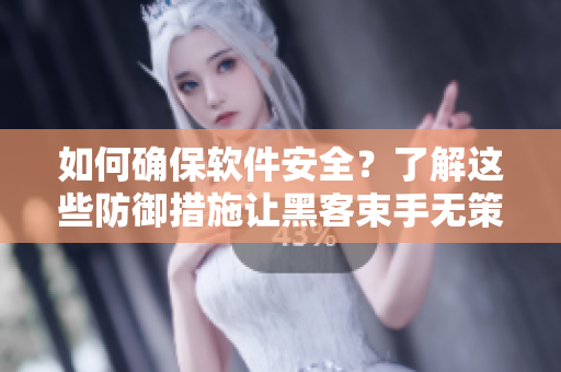 如何確保軟件安全？了解這些防御措施讓黑客束手無策