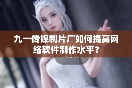 九一傳媒制片廠如何提高網(wǎng)絡(luò)軟件制作水平？