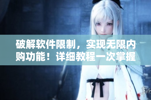 破解軟件限制，實現(xiàn)無限內(nèi)購功能！詳細教程一次掌握