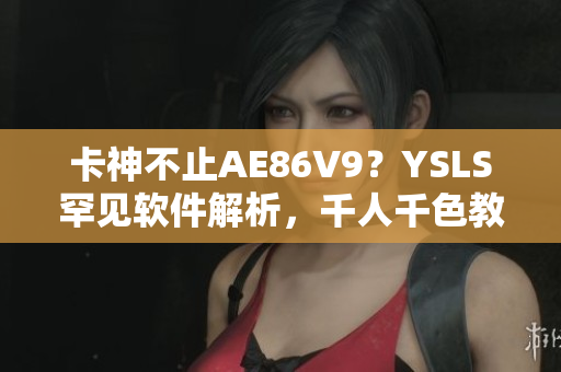 卡神不止AE86V9？YSLS罕見軟件解析，千人千色教你挑選最合適！