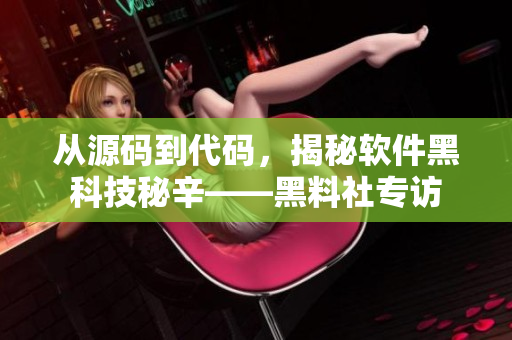 從源碼到代碼，揭秘軟件黑科技秘辛——黑料社專訪