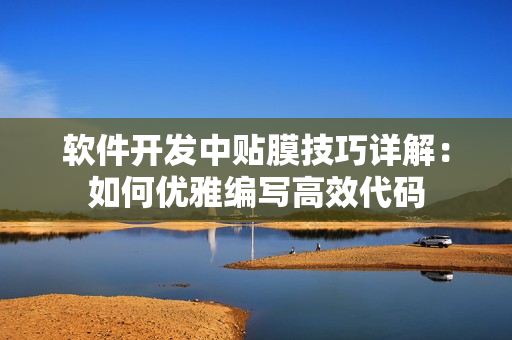 軟件開(kāi)發(fā)中貼膜技巧詳解：如何優(yōu)雅編寫(xiě)高效代碼