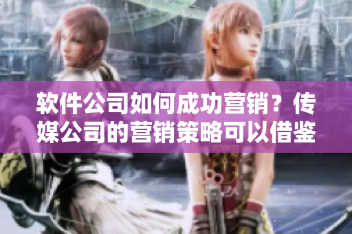 軟件公司如何成功營銷？傳媒公司的營銷策略可以借鑒