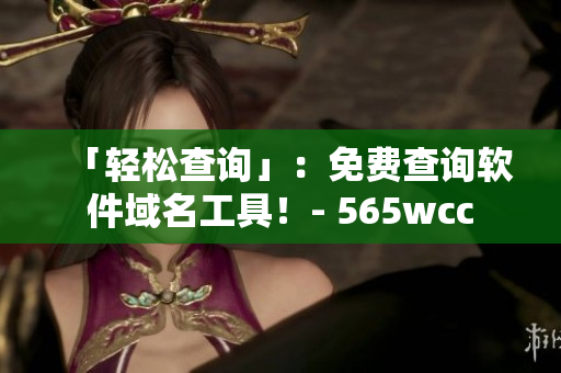 「輕松查詢」：免費(fèi)查詢軟件域名工具！- 565wcc