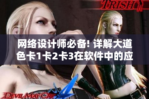 網(wǎng)絡(luò)設(shè)計師必備! 詳解大道色卡1卡2卡3在軟件中的應(yīng)用技巧