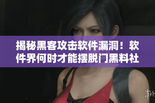 揭秘黑客攻擊軟件漏洞！軟件界何時才能擺脫門黑料社的陰影？”
