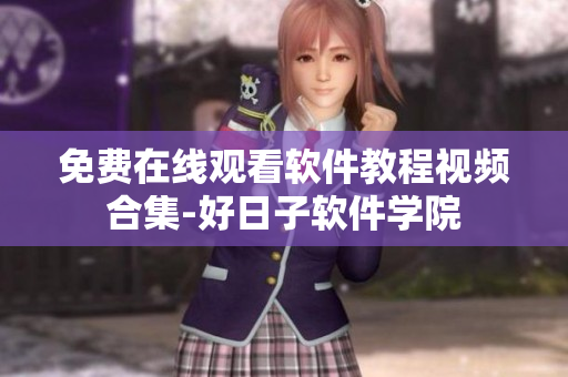 免費在線觀看軟件教程視頻合集-好日子軟件學(xué)院
