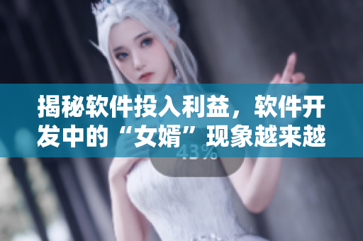 揭秘軟件投入利益，軟件開發(fā)中的“女婿”現(xiàn)象越來越嚴(yán)重
