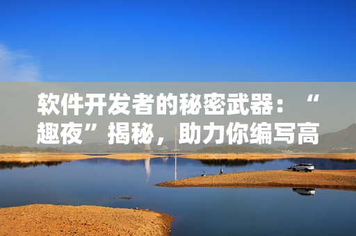 軟件開發(fā)者的秘密武器：“趣夜”揭秘，助力你編寫高效代碼