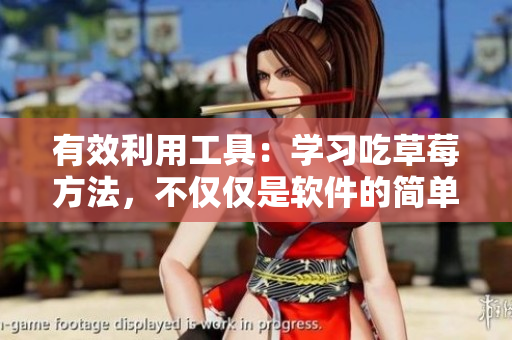 有效利用工具：學(xué)習(xí)吃草莓方法，不僅僅是軟件的簡單應(yīng)用