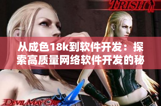 從成色18k到軟件開發(fā)：探索高質量網絡軟件開發(fā)的秘訣