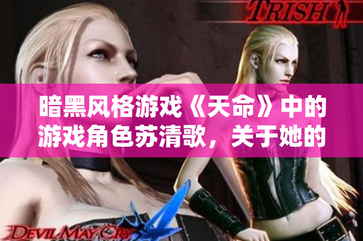 暗黑風(fēng)格游戲《天命》中的游戲角色蘇清歌，關(guān)于她的事情有哪些？