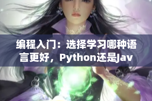 編程入門：選擇學(xué)習(xí)哪種語(yǔ)言更好，Python還是Java？