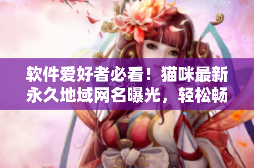 軟件愛好者必看！貓咪最新永久地域網(wǎng)名曝光，輕松暢玩網(wǎng)絡(luò)軟件！
