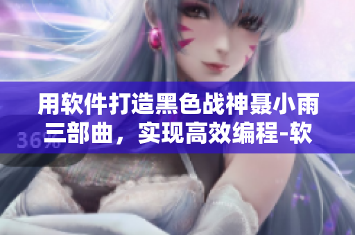 用軟件打造黑色戰(zhàn)神聶小雨三部曲，實(shí)現(xiàn)高效編程-軟件篇