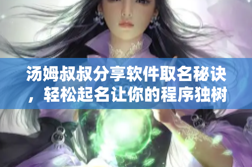 湯姆叔叔分享軟件取名秘訣，輕松起名讓你的程序獨(dú)樹(shù)一幟