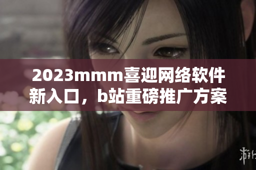 2023mmm喜迎網(wǎng)絡軟件新入口，b站重磅推廣方案曝光！