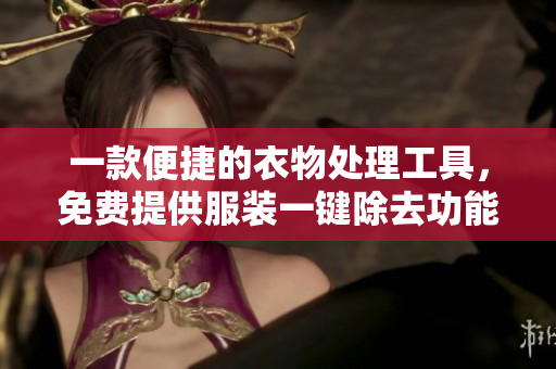 一款便捷的衣物處理工具，免費(fèi)提供服裝一鍵除去功能