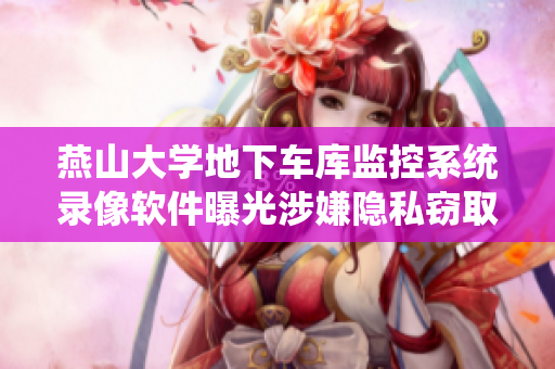 燕山大學地下車庫監(jiān)控系統(tǒng)錄像軟件曝光涉嫌隱私竊取行為