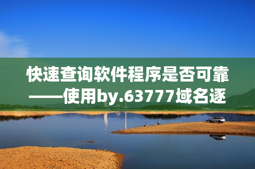 快速查詢(xún)軟件程序是否可靠——使用by.63777域名逐一檢測(cè)