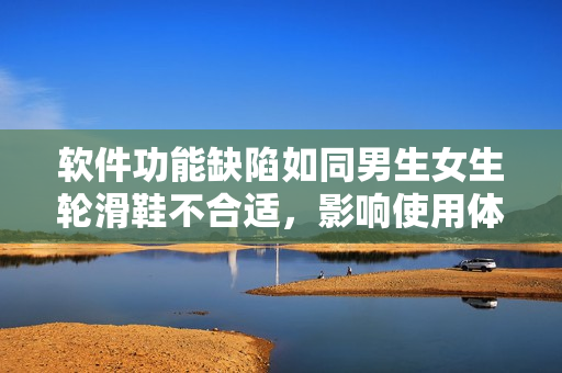 軟件功能缺陷如同男生女生輪滑鞋不合適，影響使用體驗