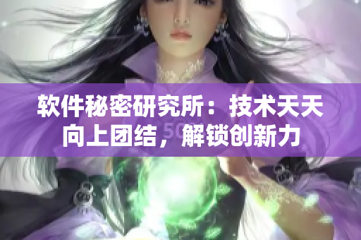 軟件秘密研究所：技術(shù)天天向上團結(jié)，解鎖創(chuàng)新力