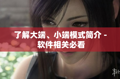 了解大端、小端模式簡介 - 軟件相關(guān)必看