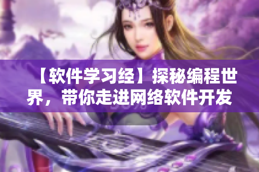 【軟件學習經(jīng)】探秘編程世界，帶你走進網(wǎng)絡軟件開發(fā)大門