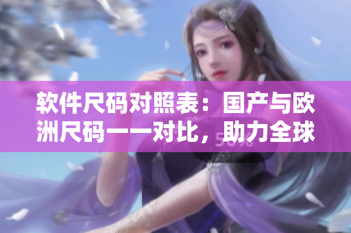 軟件尺碼對(duì)照表：國(guó)產(chǎn)與歐洲尺碼一一對(duì)比，助力全球軟件開發(fā)