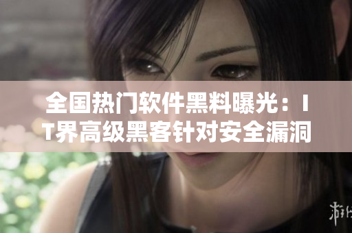 全國(guó)熱門軟件黑料曝光：IT界高級(jí)黑客針對(duì)安全漏洞實(shí)施攻擊事件詳揭